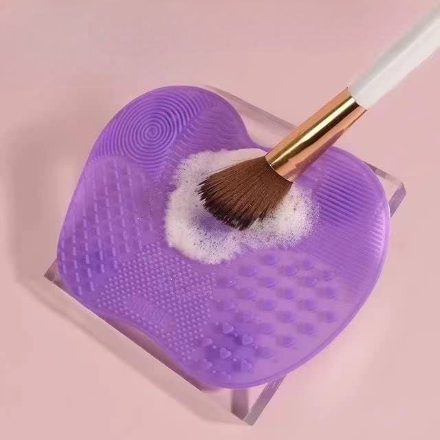 Nettoyant pour Pinceau Maquillage - MakeupBrushCleaner™ - Violet - Passionnée de Beauté